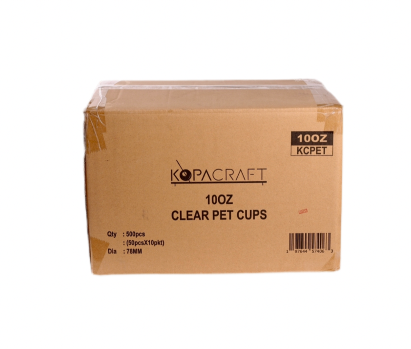 Kopacraft 10oz PET cup (500/cs)